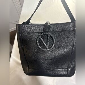 Valentino Dark Leather Tote